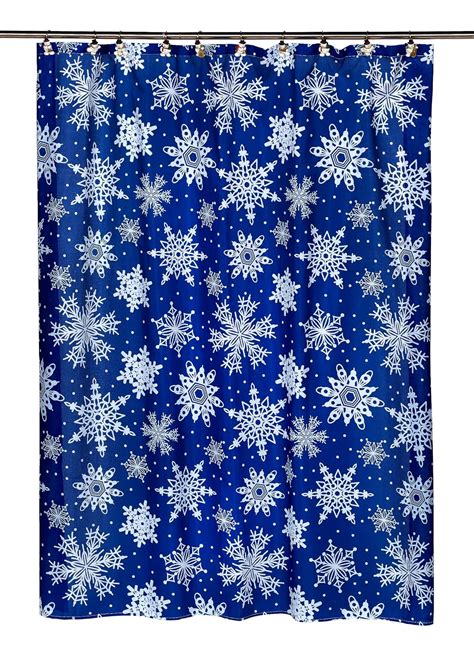 blue christmas shower curtain|solid blue shower curtain.